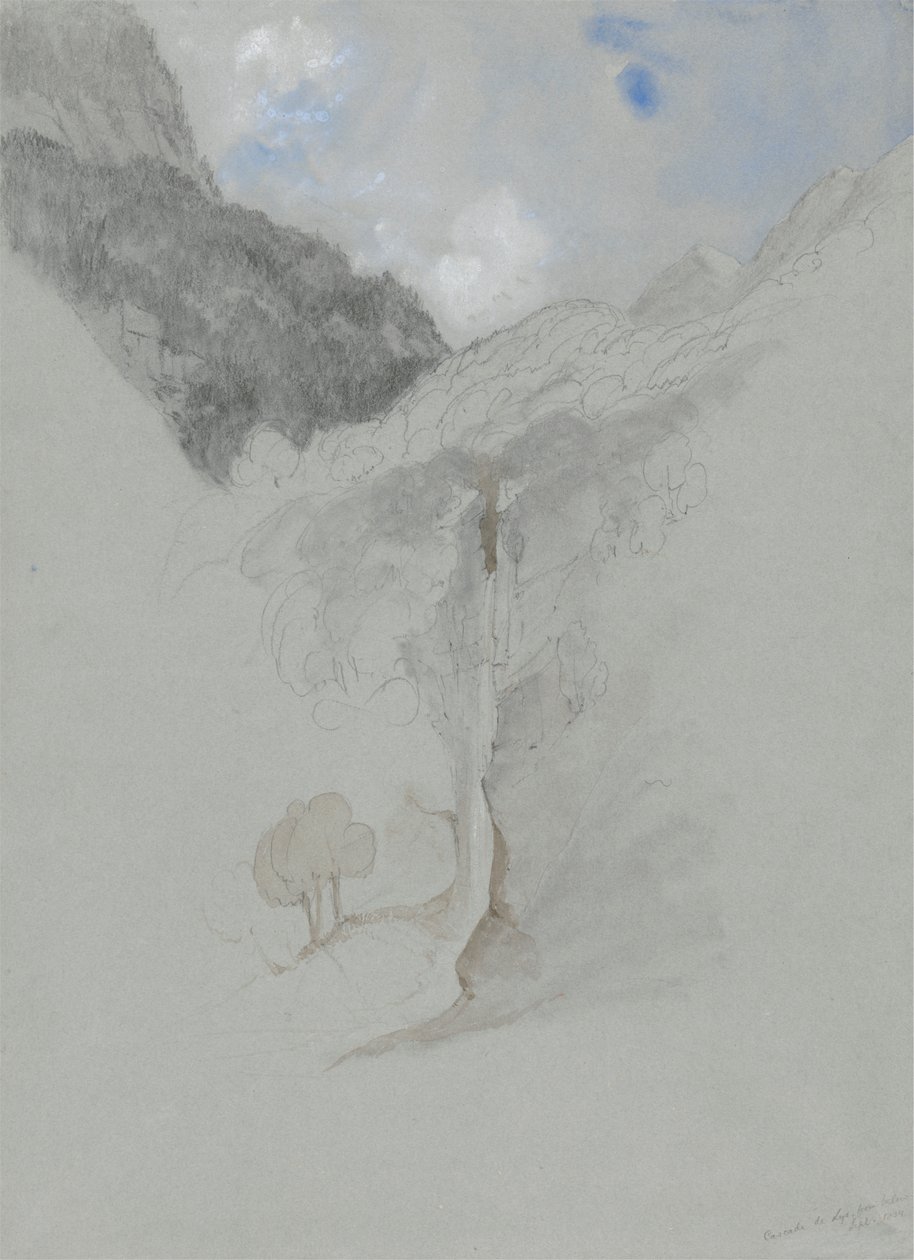 Aşağıdan Casade de Lys by James Duffield Harding