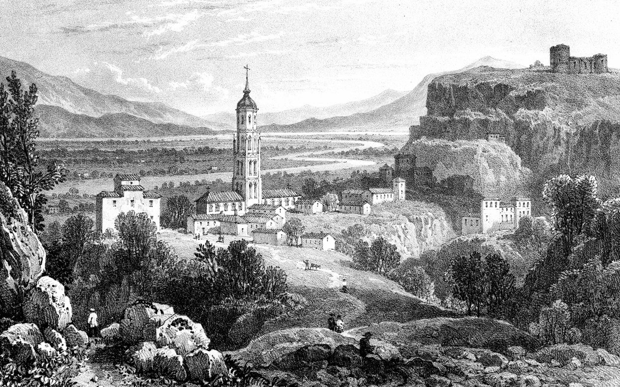 Fraga, İspanya, 1823. by James Duffield Harding