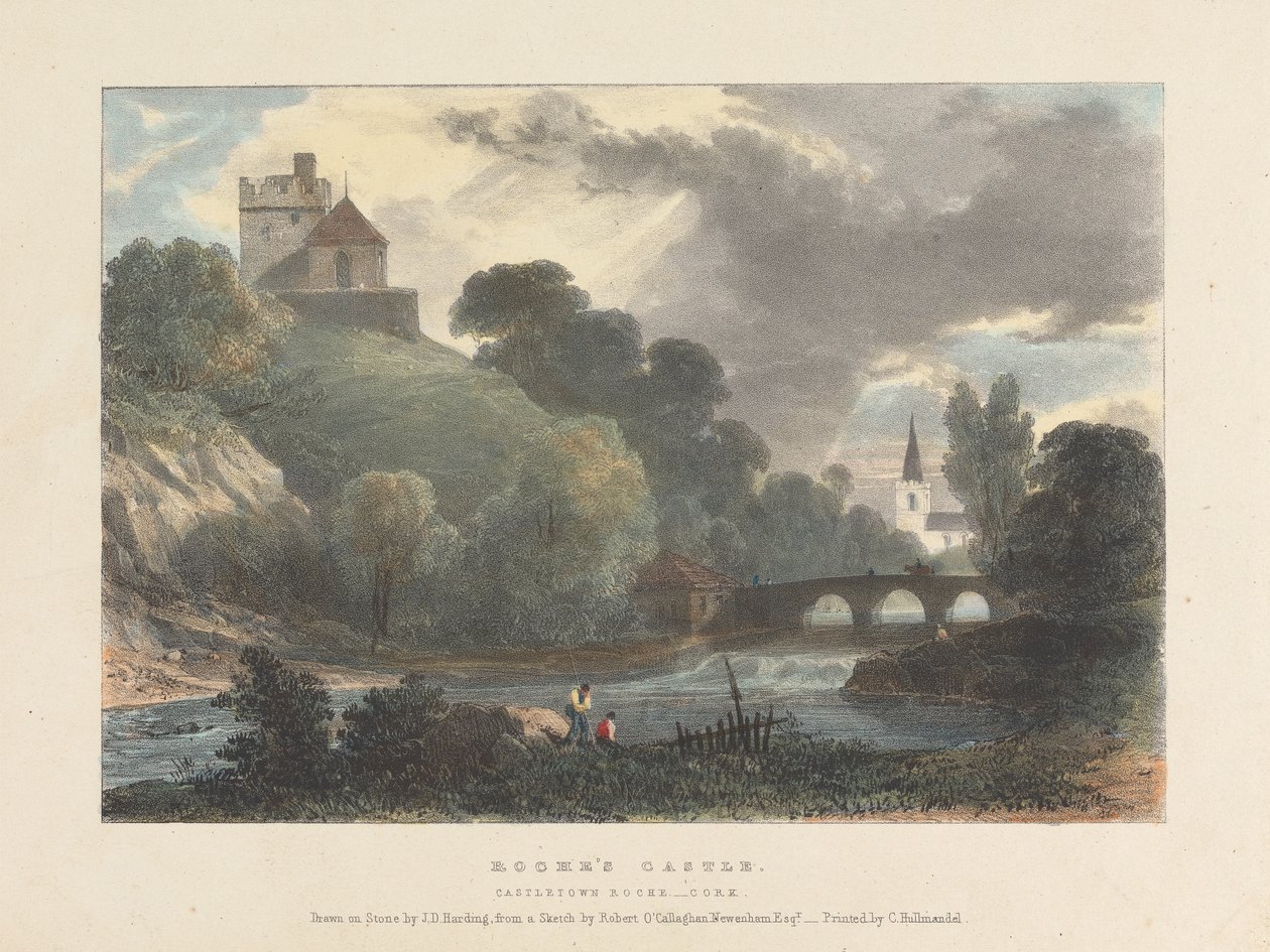Roche Kalesi, Castletown Roche by James Duffield Harding