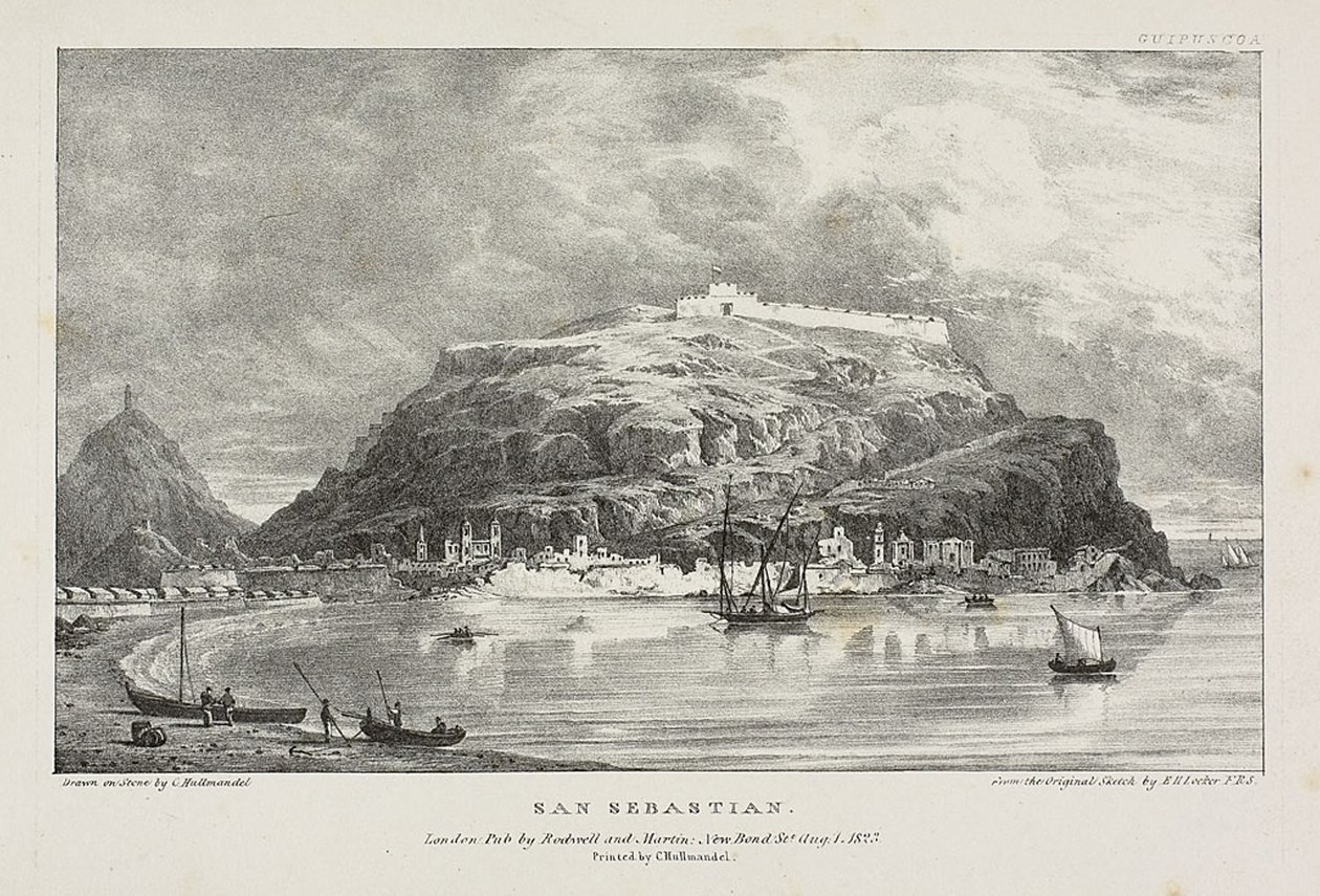 San Sebastián by James Duffield Harding