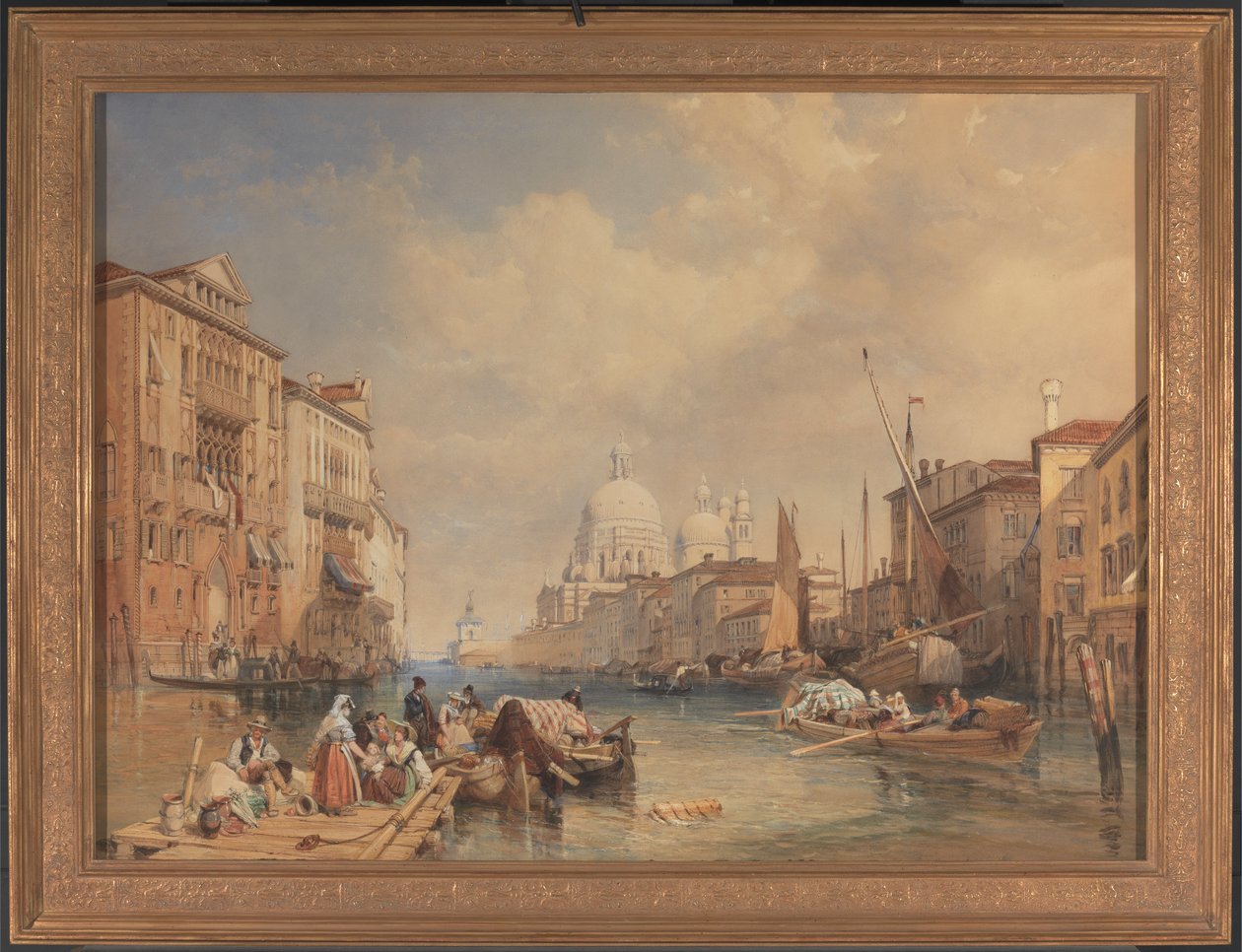 Büyük Kanal, Venedik by James Duffield Harding