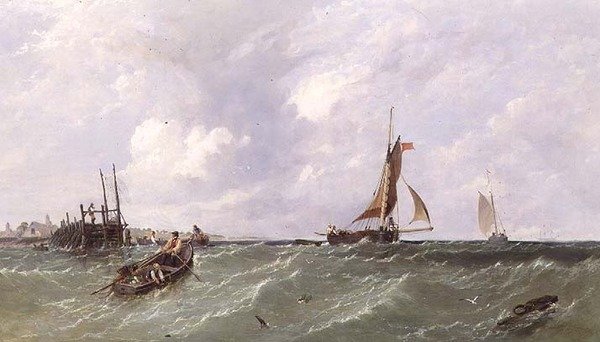 ıstakoz tencere döşeme balıkçılar by James Edwin Meadows