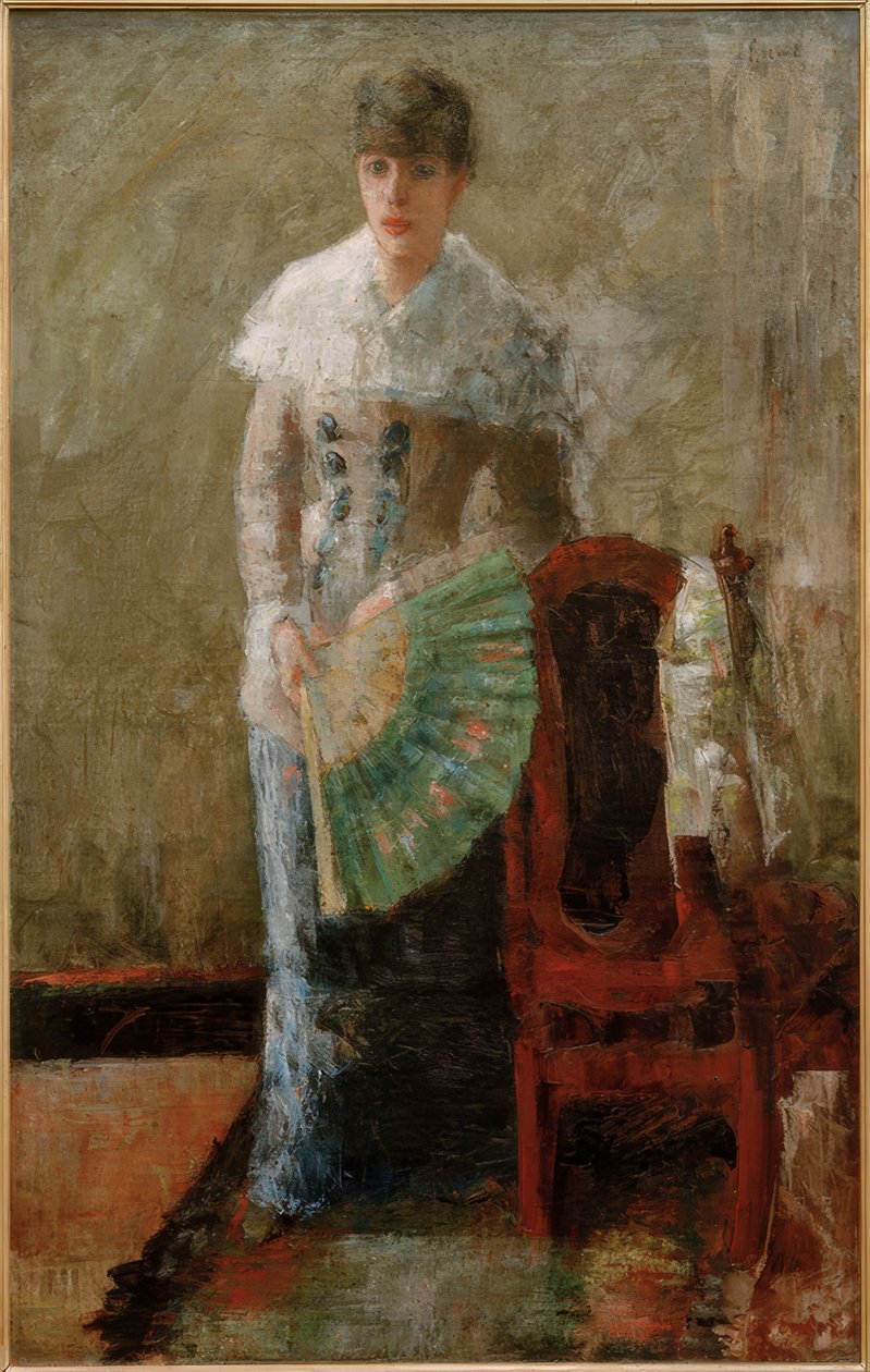 Fanlı Bayan by James Sidney Ensor