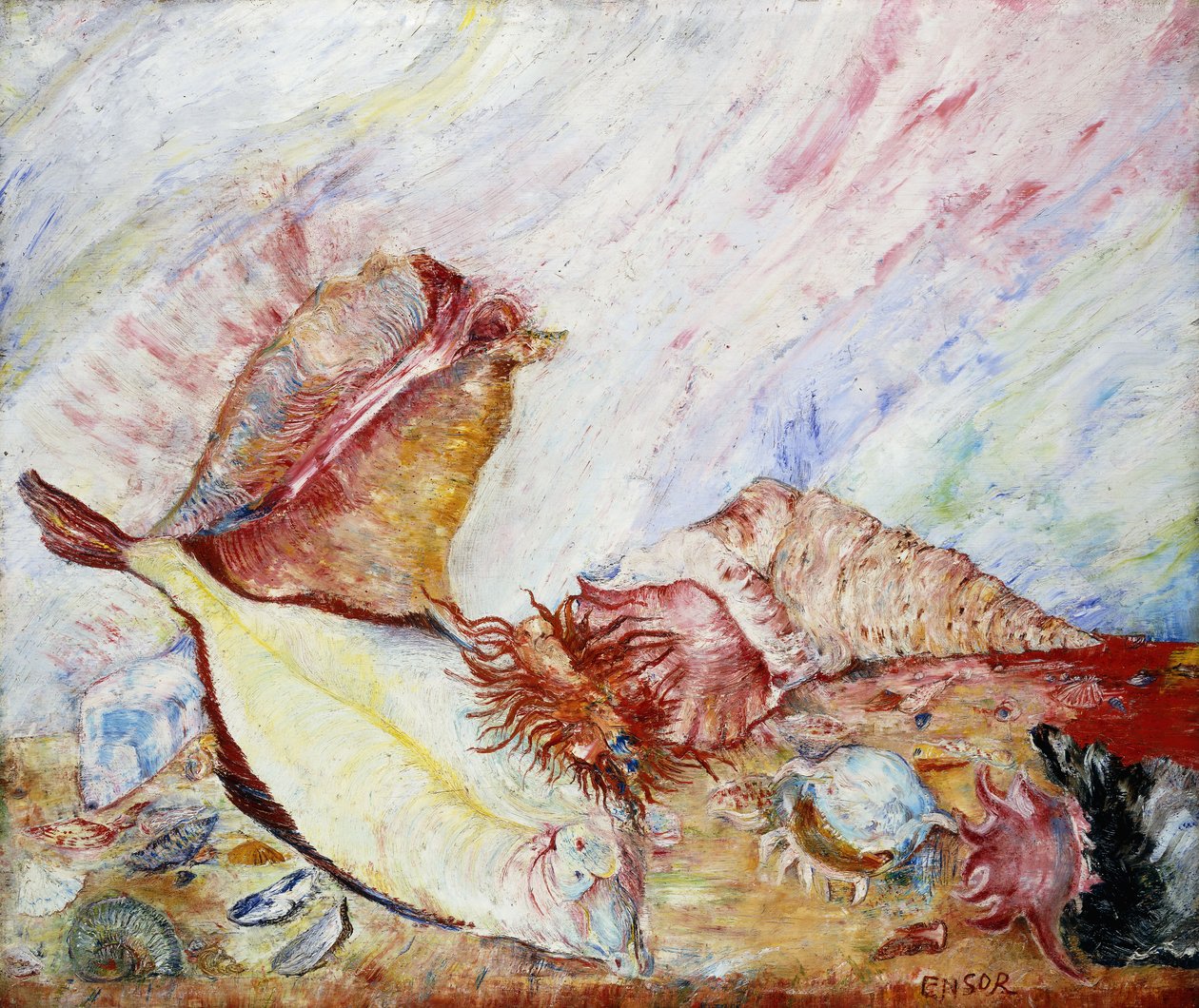 natürmort; natürmort by James Ensor