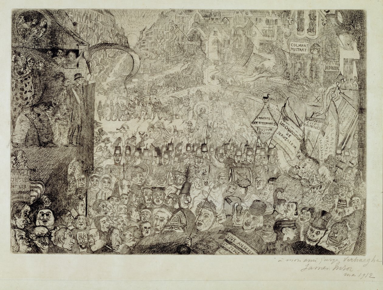 Mesih'in Brüksel'e Girişi by James Ensor