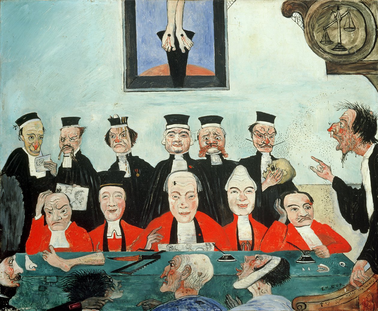 İyi Yargıçlar by James Ensor