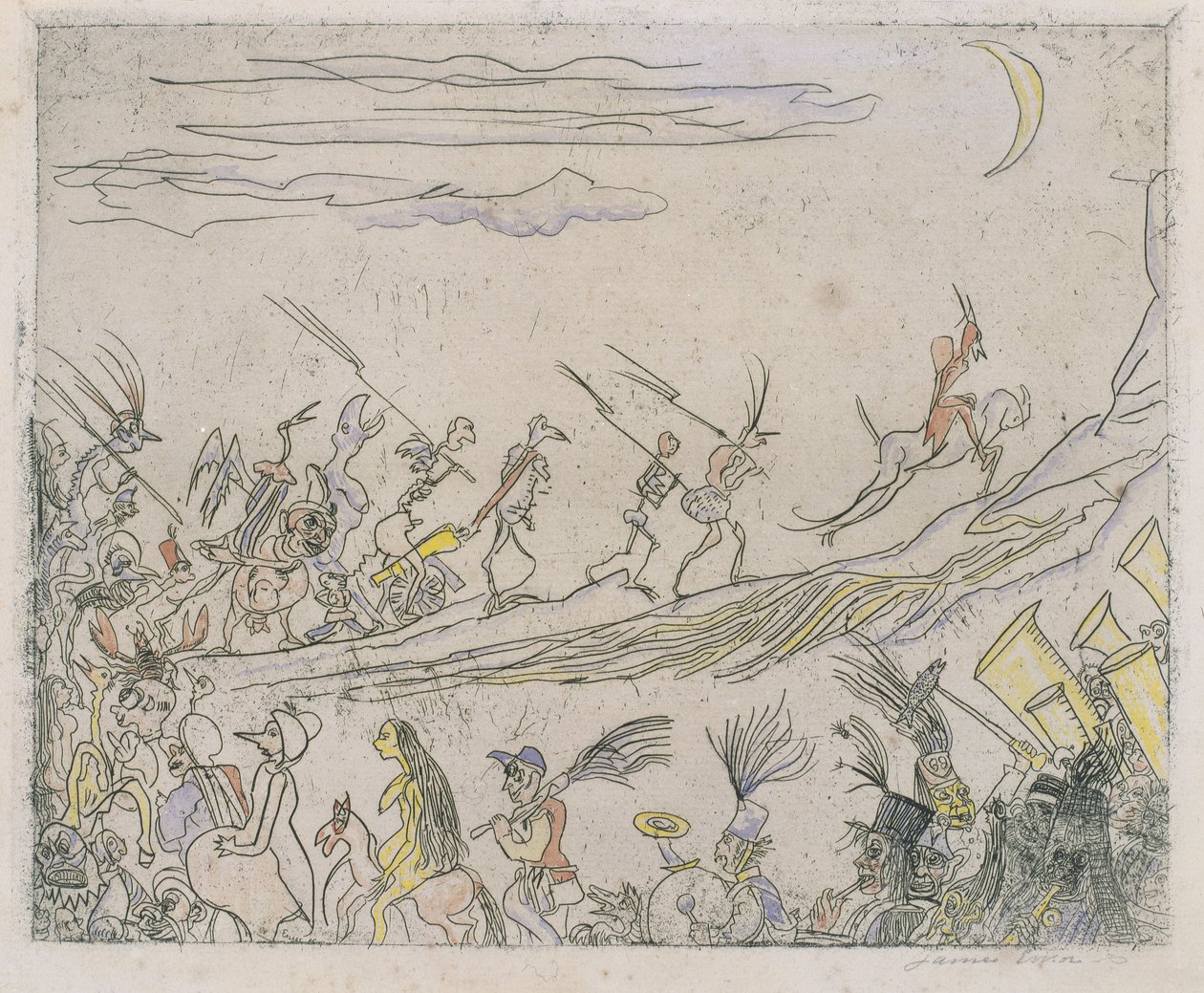 Cehennem Korteji by James Ensor