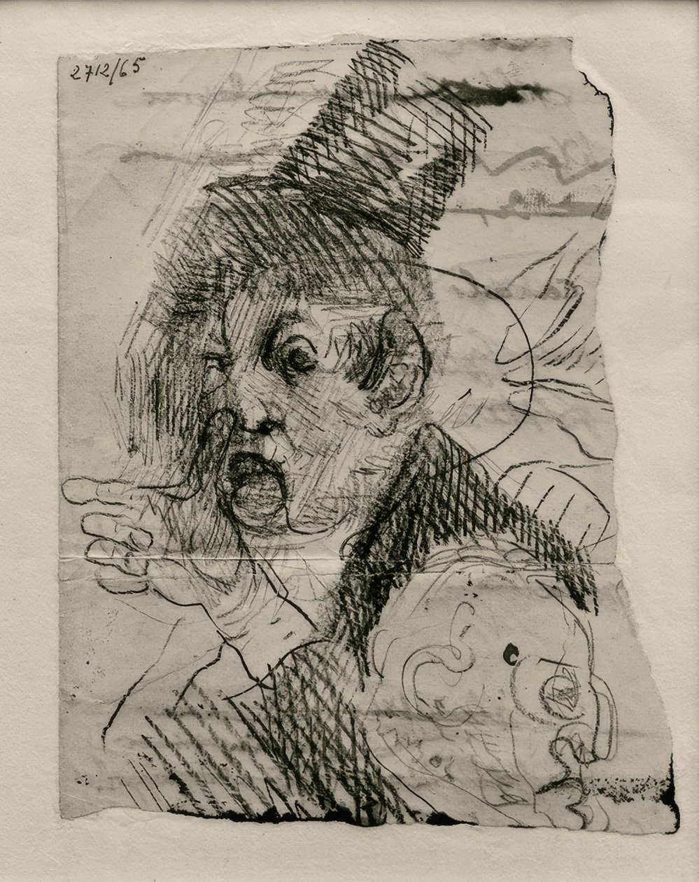 İki kafa ve bir el by James Sidney Ensor