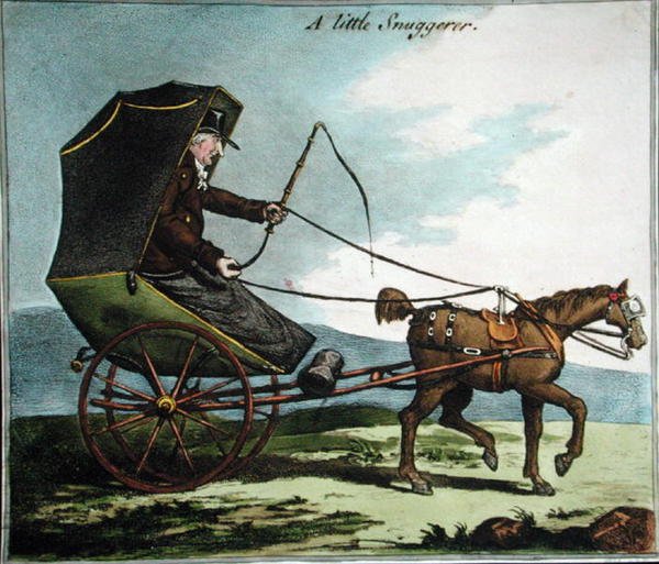 A Little Snuggerer (el renginde gravür) by James Gillray