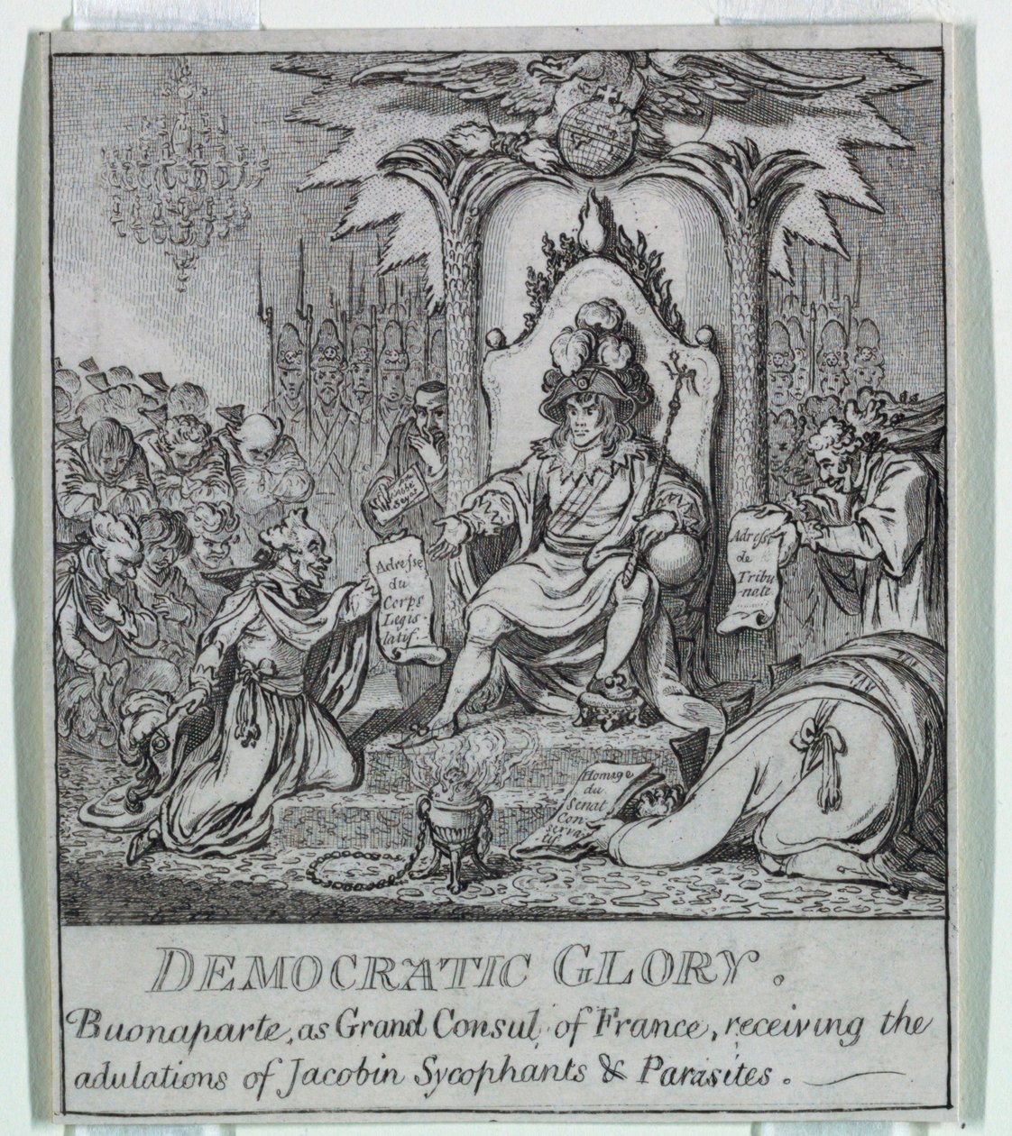 "Demokrasi veya Bir Eskiz o by James Gillray