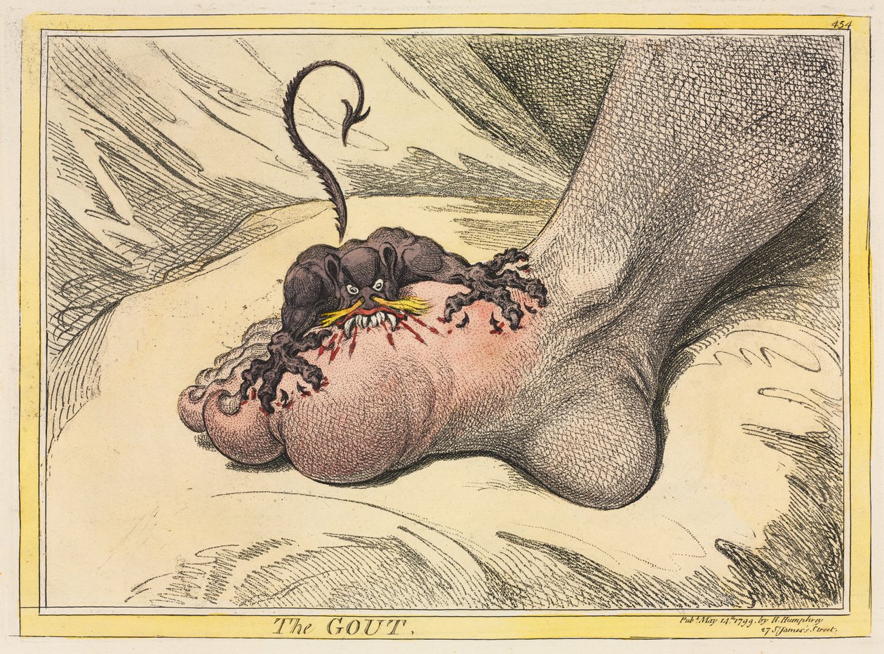 Gut by James Gillray