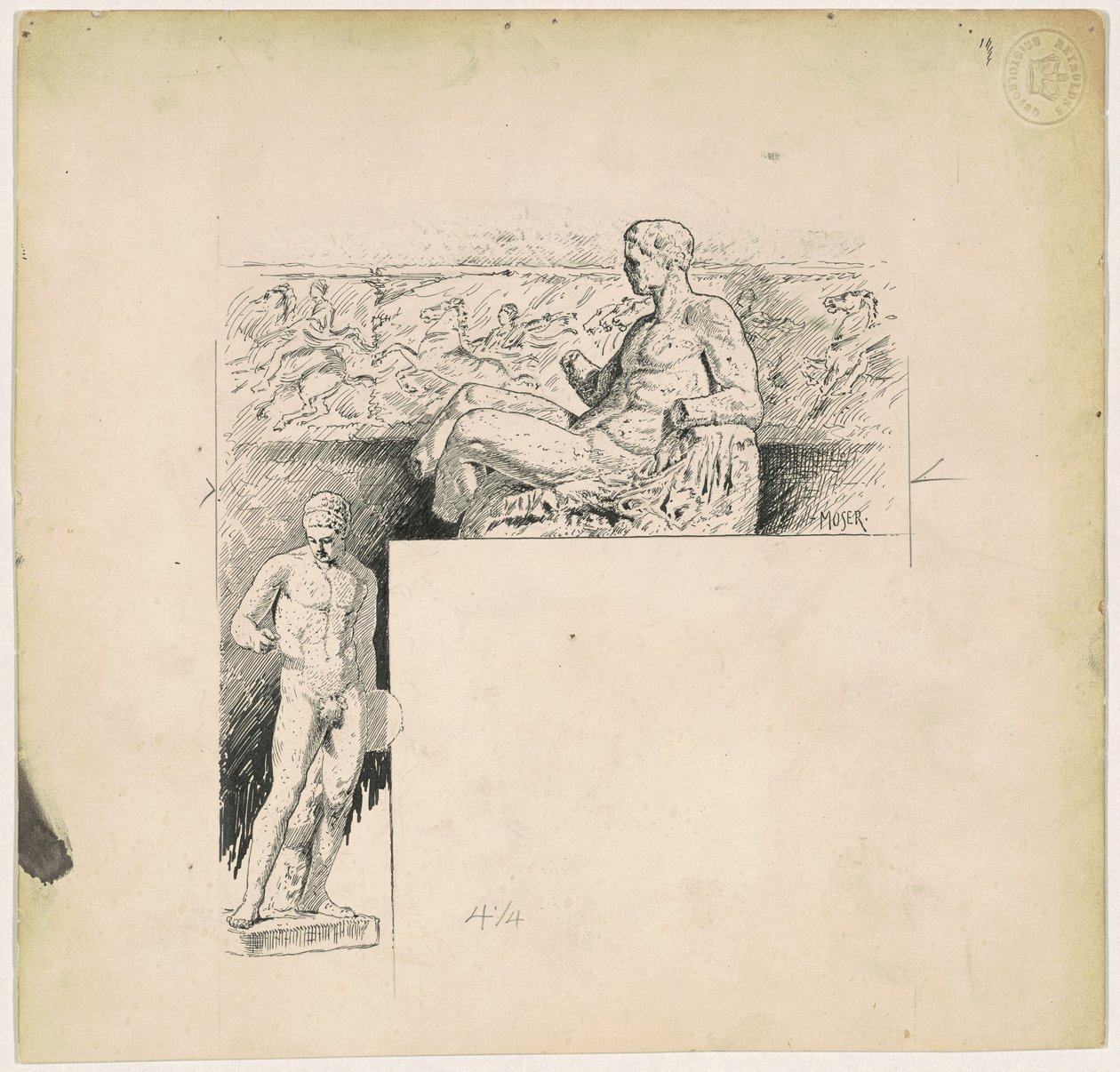 Antik Heykelden Oyuncular: Parthenon by James Henry Moser