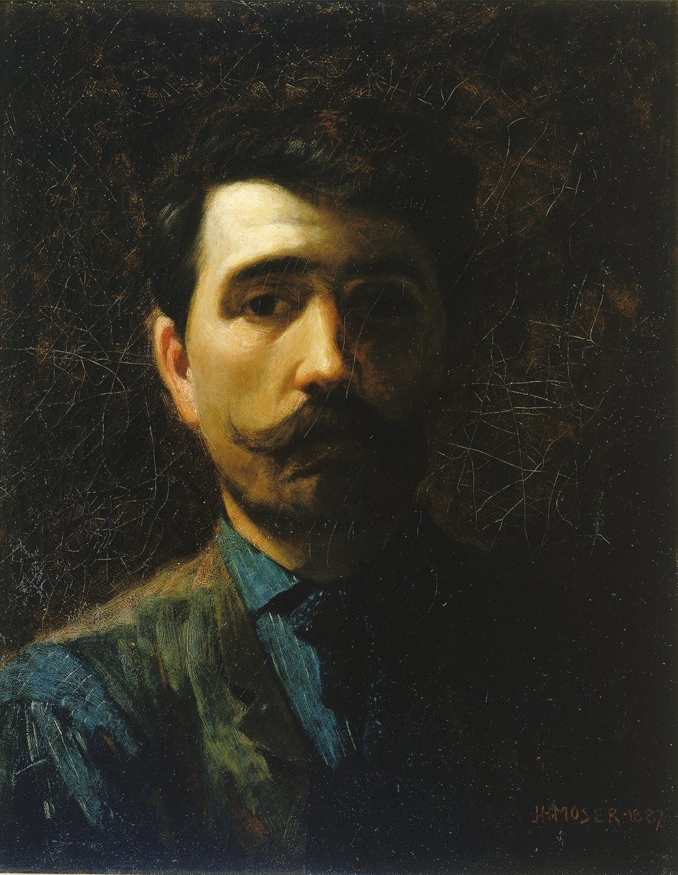Otoportre, 1887. by James Henry Moser