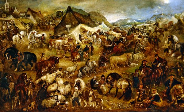At Fuarı (tuval üzerine yağlı boya) by James Howe