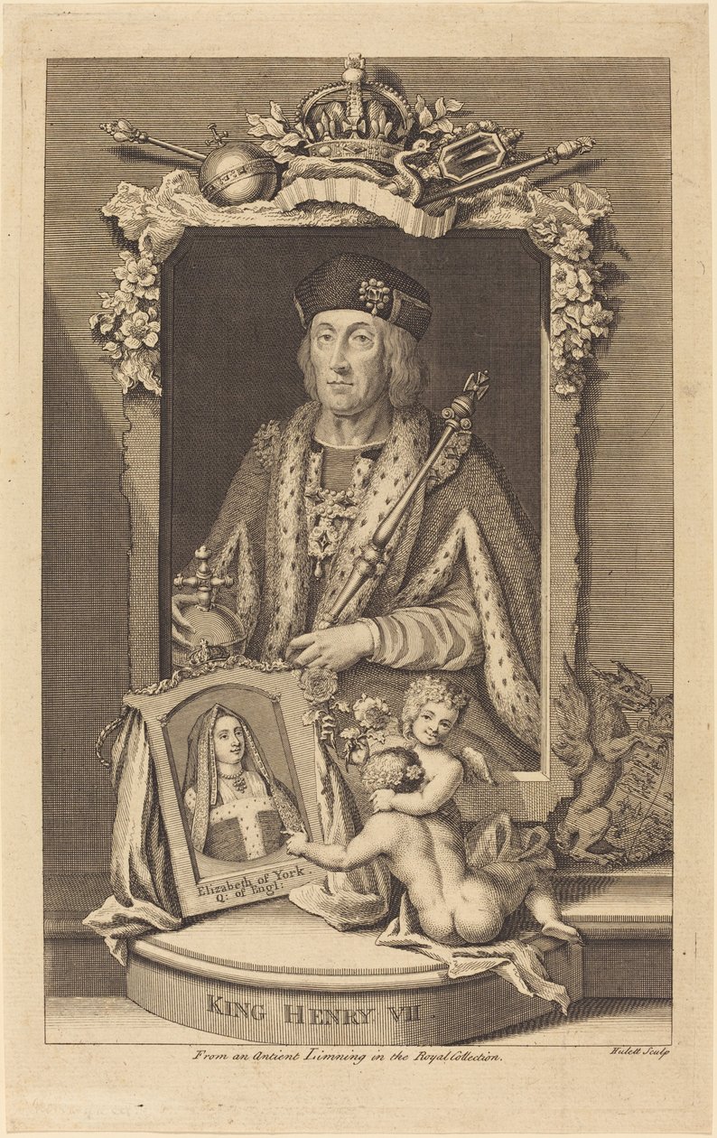 Kral Henry VII by James Hulett after George Vertue