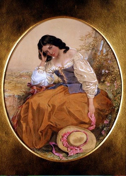 Kadın Figürü - Meditasyon by James II Fisher