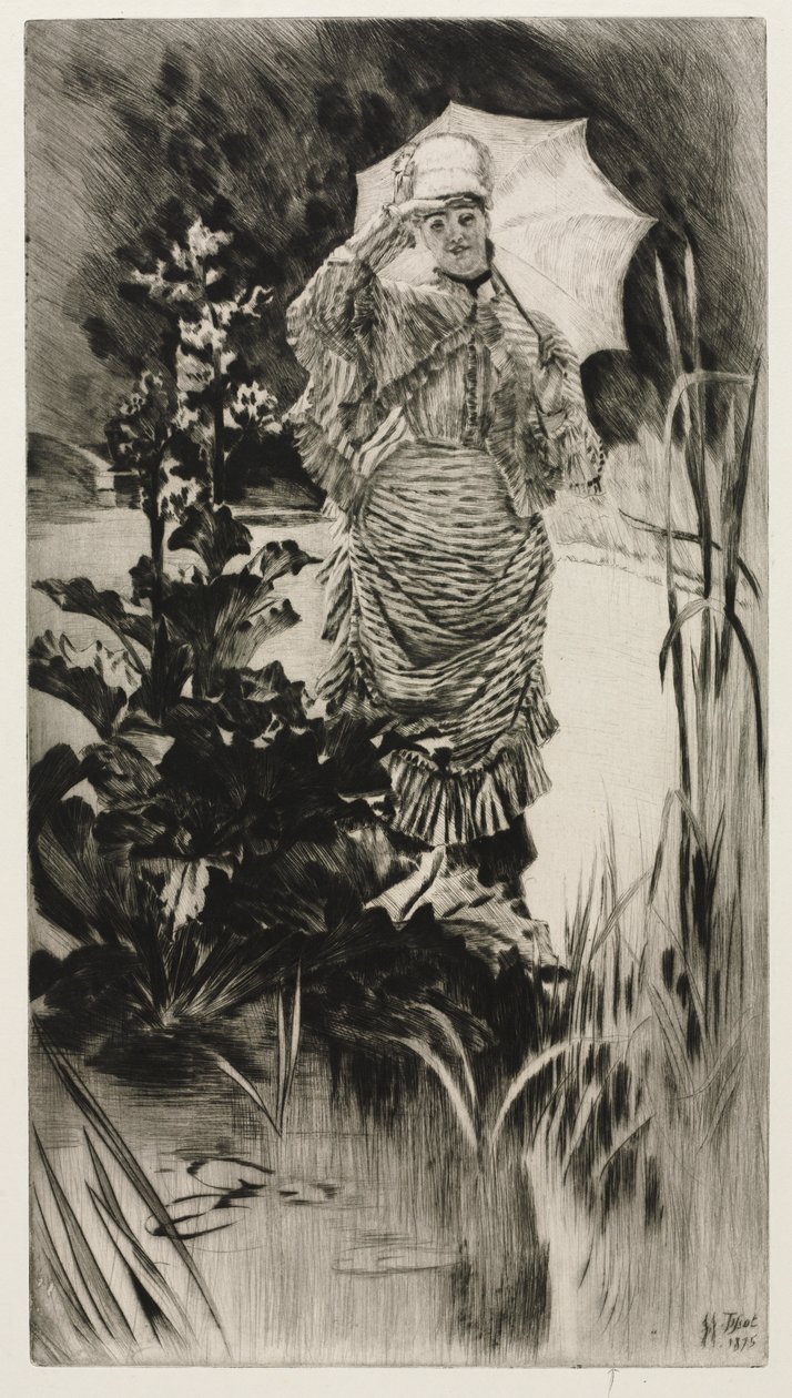 Bahar Sabahı, 1875. by James Jacques Joseph Tissot