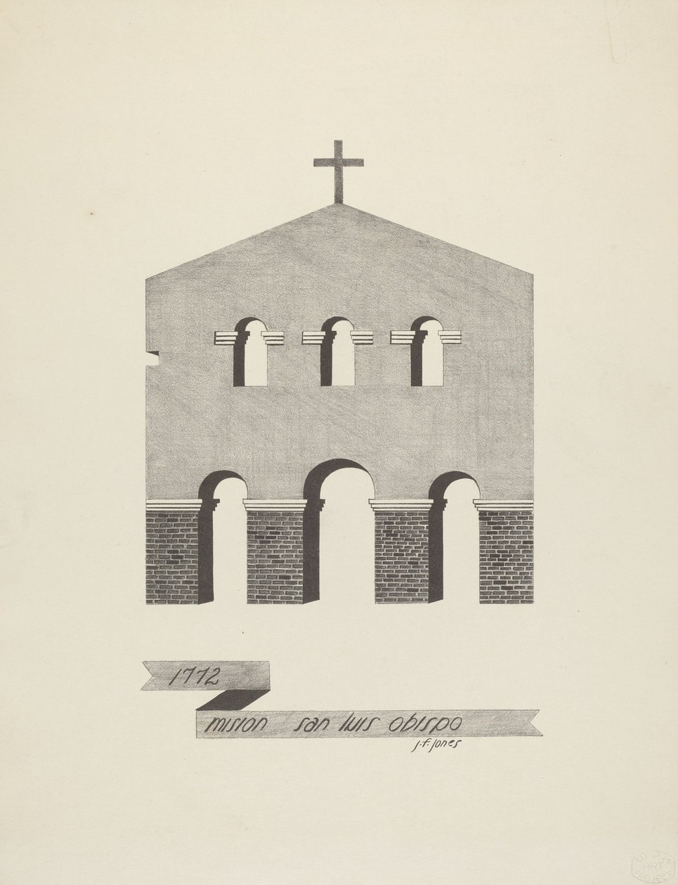 Mission San Luis Obispo by James Jones