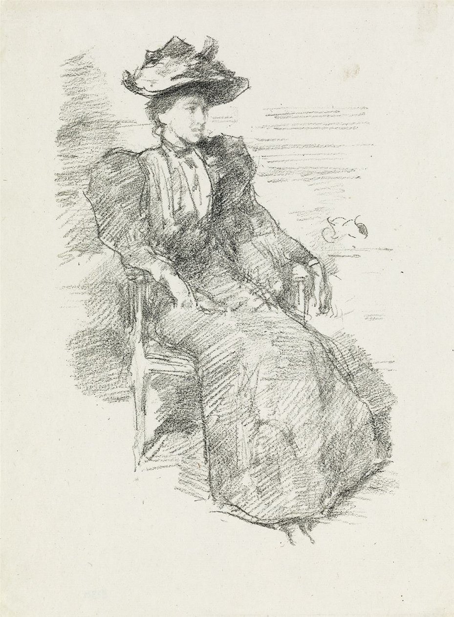 Bir Portre: Mildred Howells by James Abbott McNeill Whistler