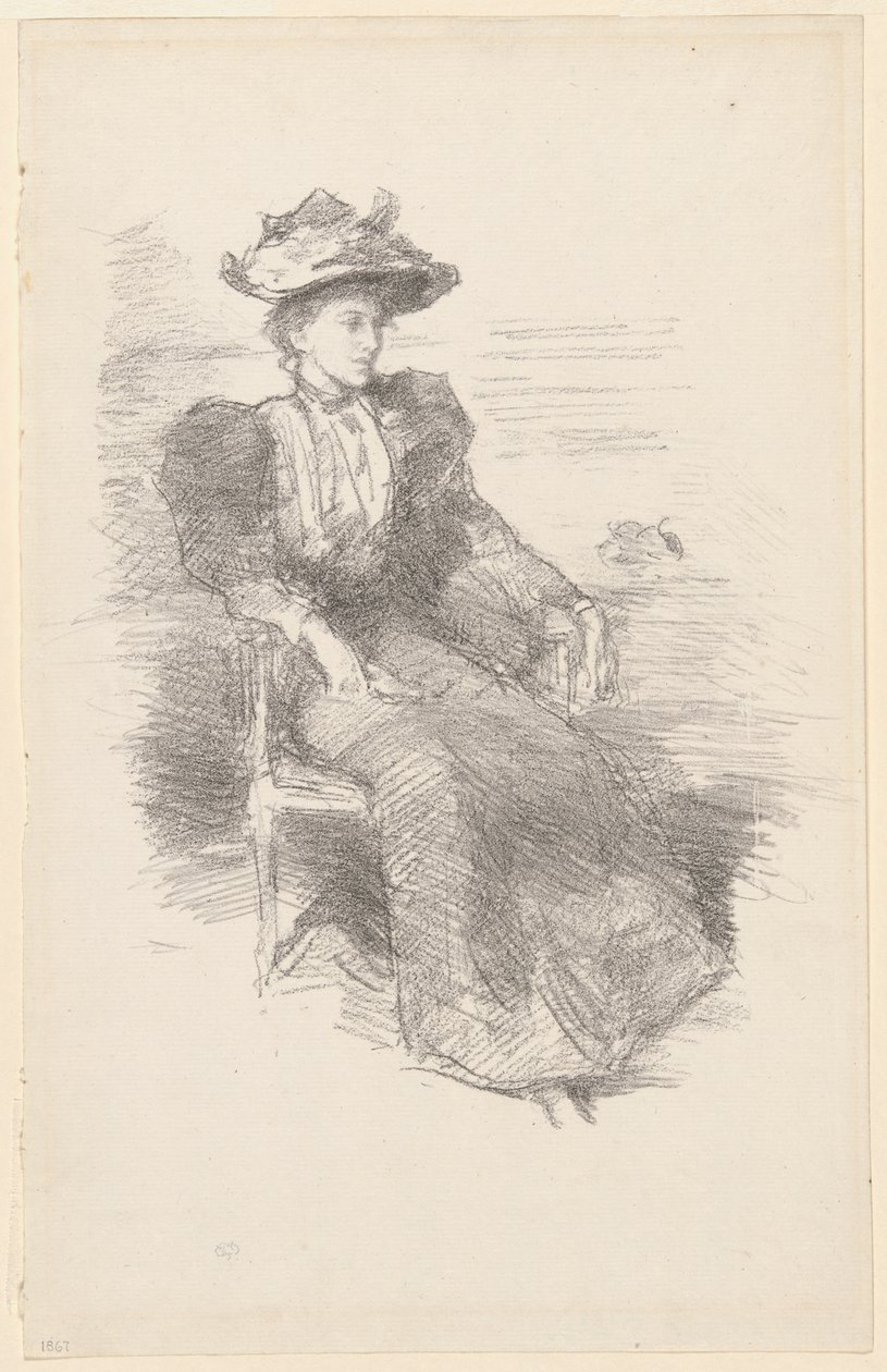 Bir Portre: Mildred Howells by James Abbott McNeill Whistler