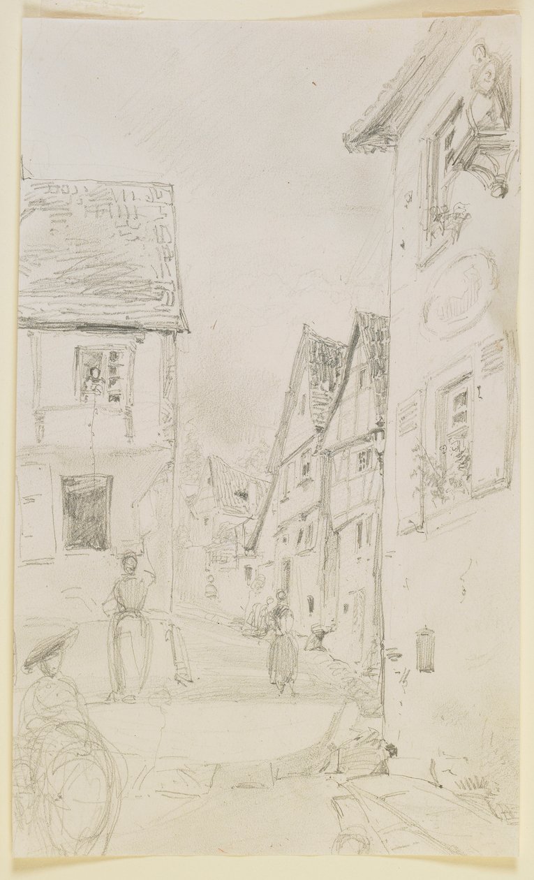 Bir Sokak Sahnesi by James Abbott McNeill Whistler
