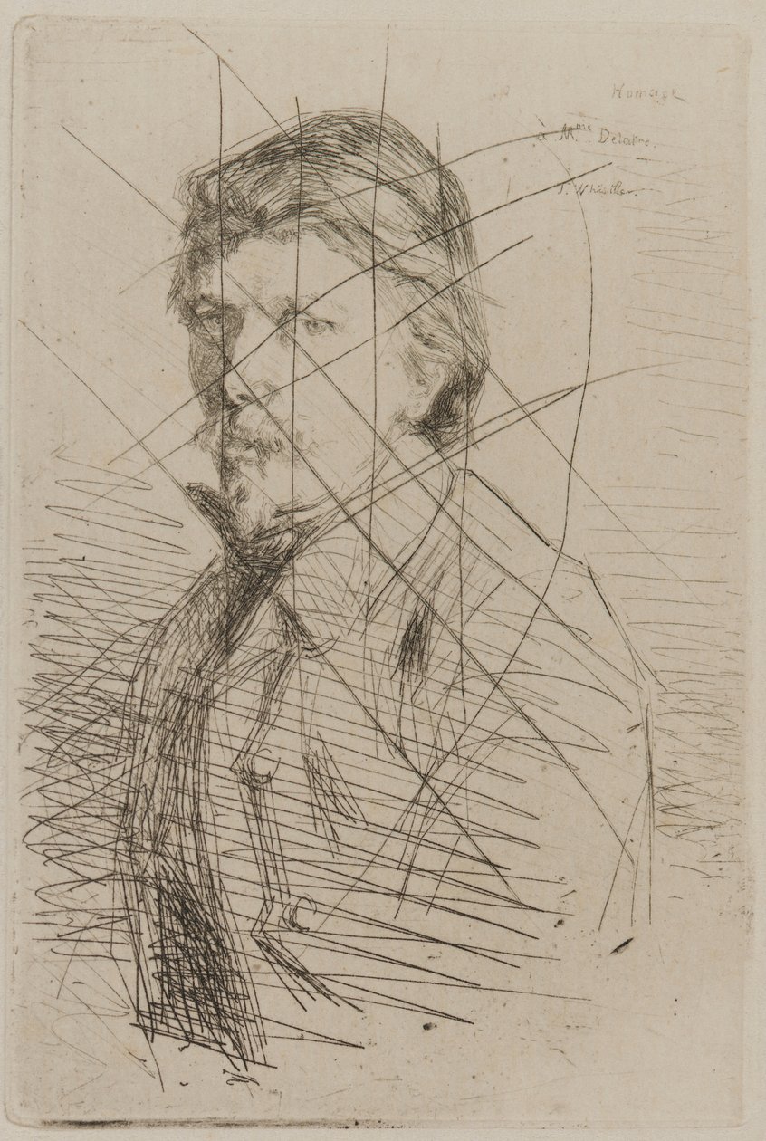 Ağustos Delâtre by James Abbott McNeill Whistler