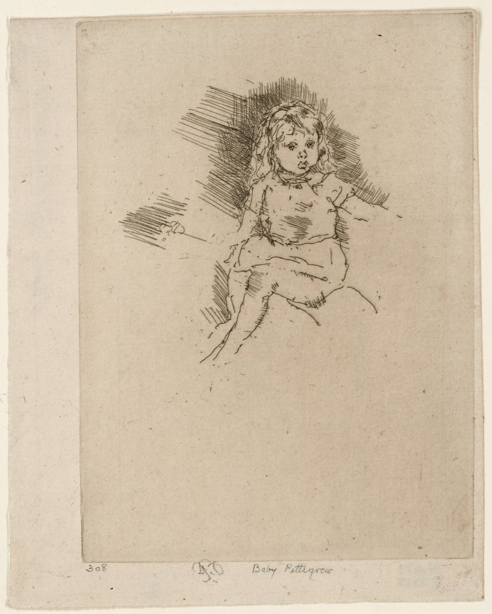 Bebek Pettigrew by James Abbott McNeill Whistler
