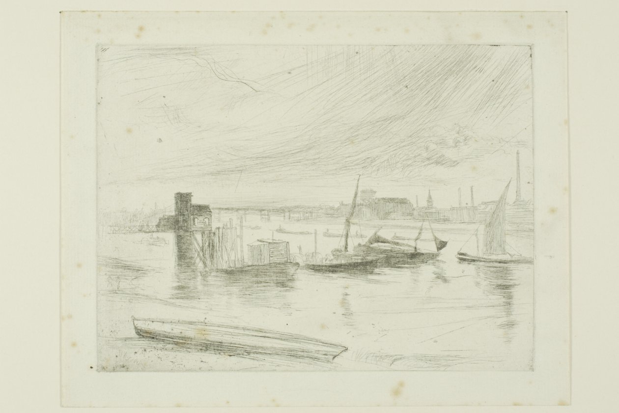 Battersea Şafağı (Cadogan İskelesi) by James Abbott McNeill Whistler