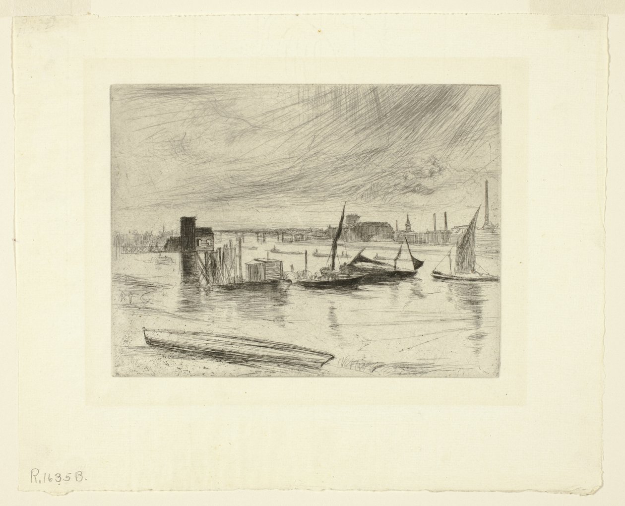 Battersea Şafağı (Cadogan İskelesi) by James Abbott McNeill Whistler