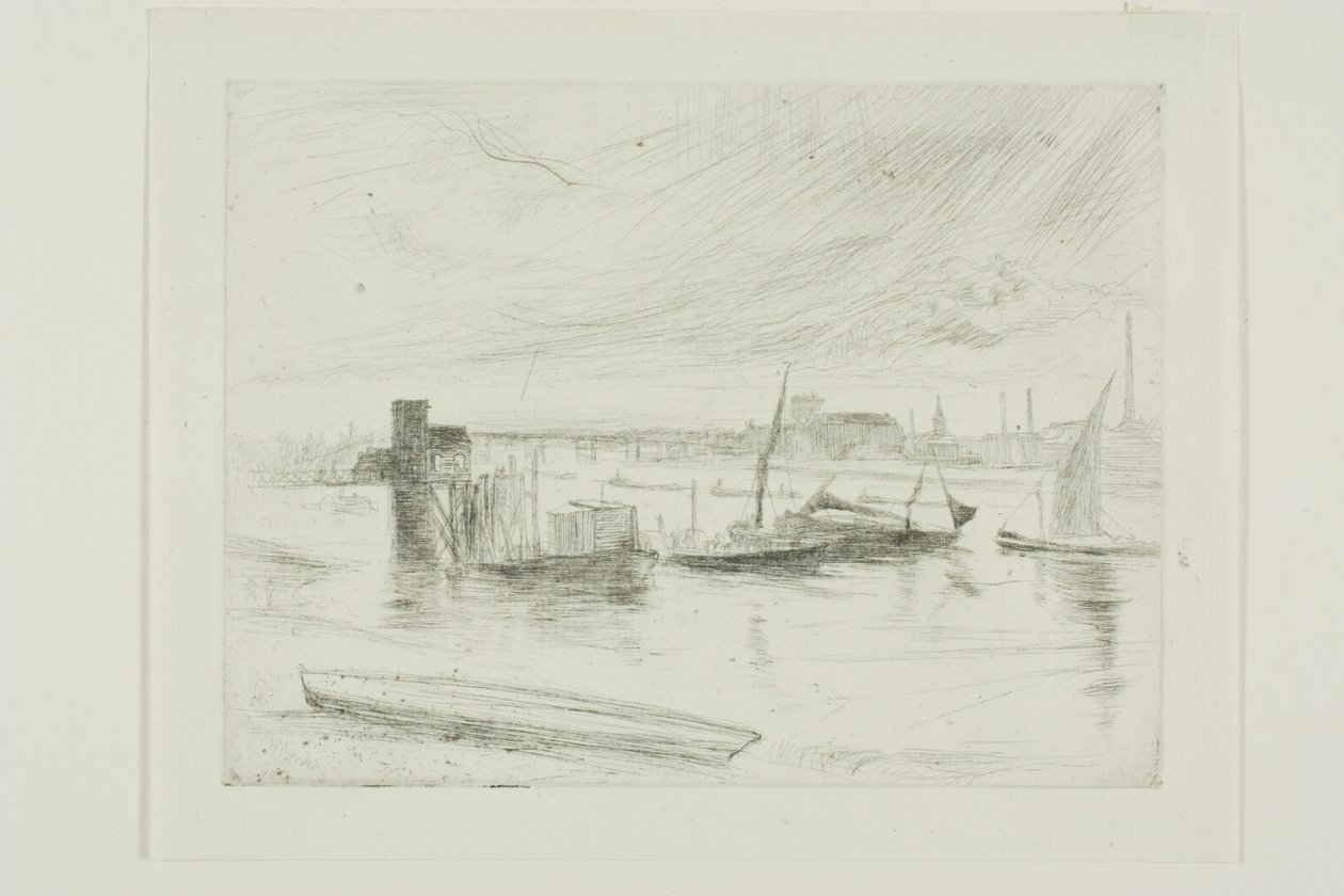 Battersea Şafağı (Cadogan İskelesi) by James Abbott McNeill Whistler