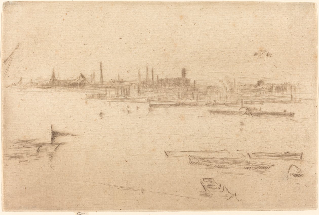 Battersea: Şafak by James Abbott McNeill Whistler