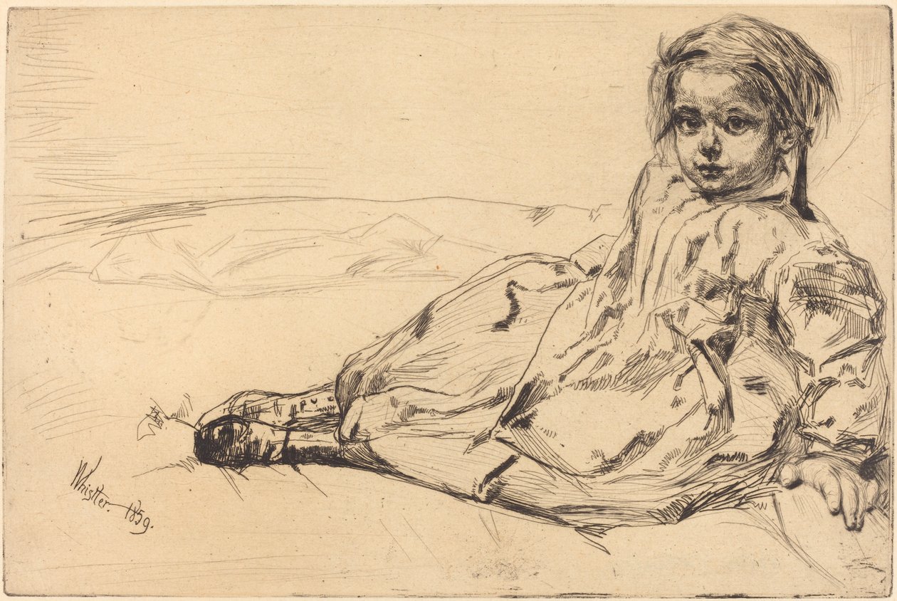 Bibi Valentin by James Abbott McNeill Whistler