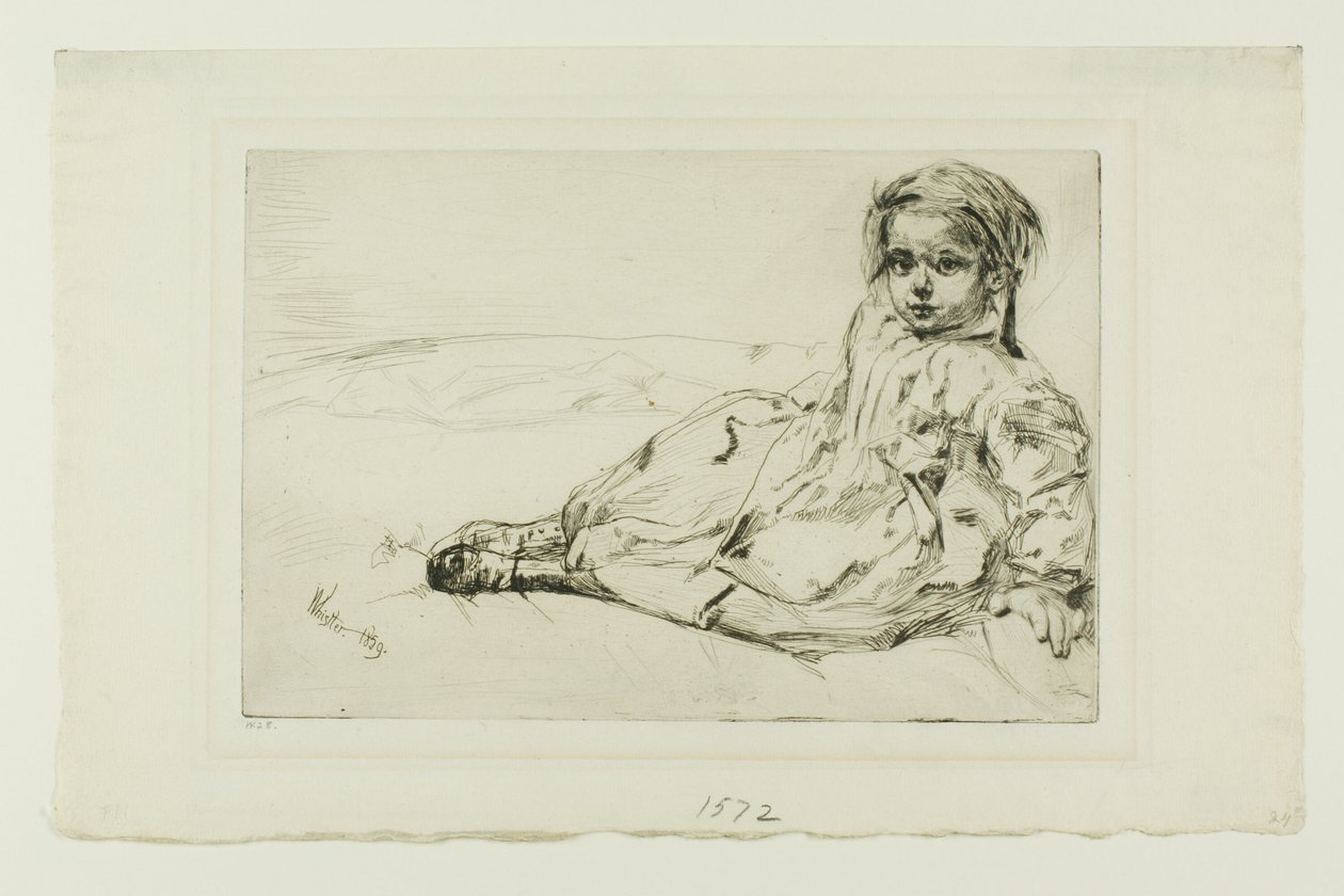 Bibi Valentin by James Abbott McNeill Whistler