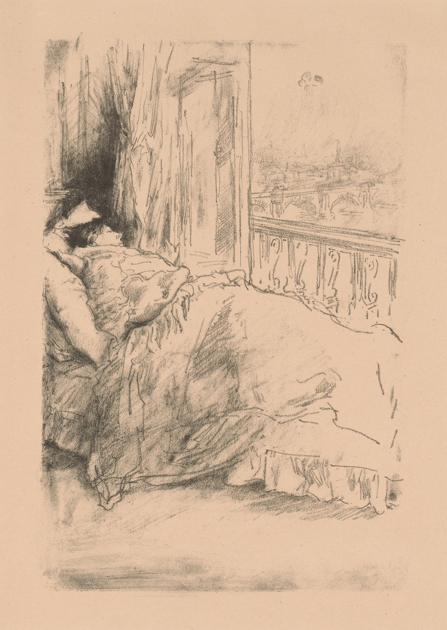 balkon tarafından by James Abbott McNeill Whistler
