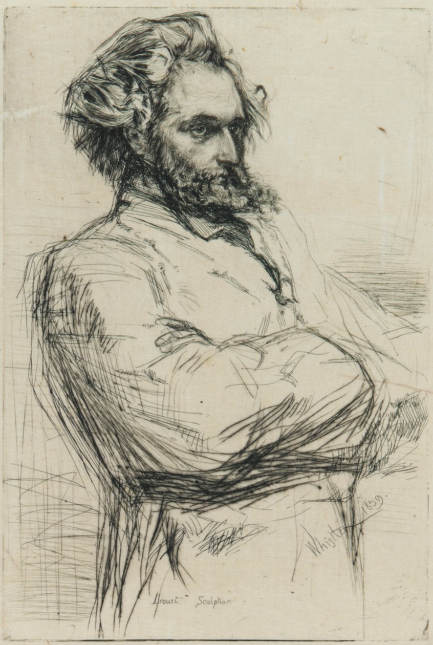 C.L. Drouet, Heykeltıraş by James Abbott McNeill Whistler
