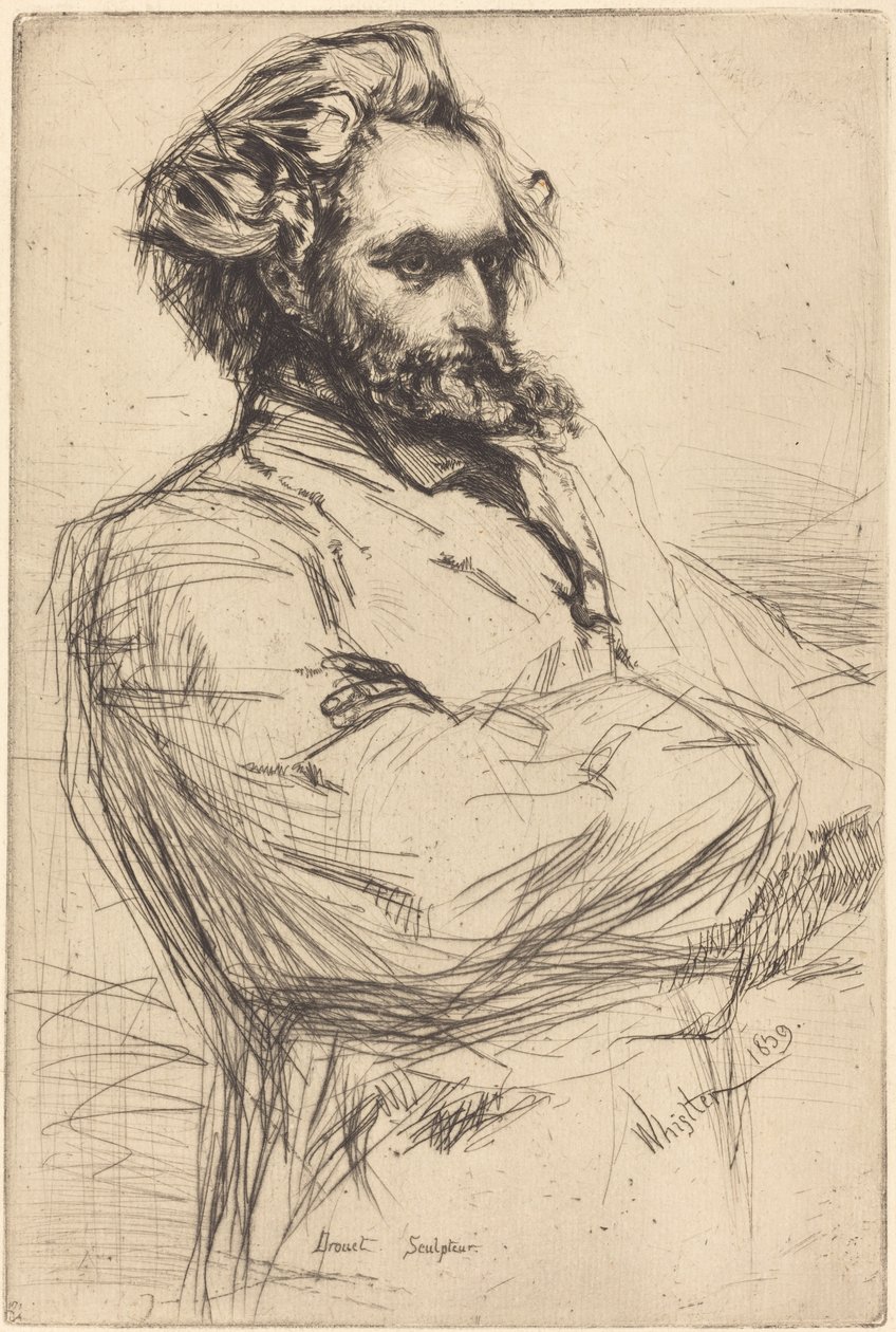 C.L. Drouet, Heykeltıraş by James Abbott McNeill Whistler