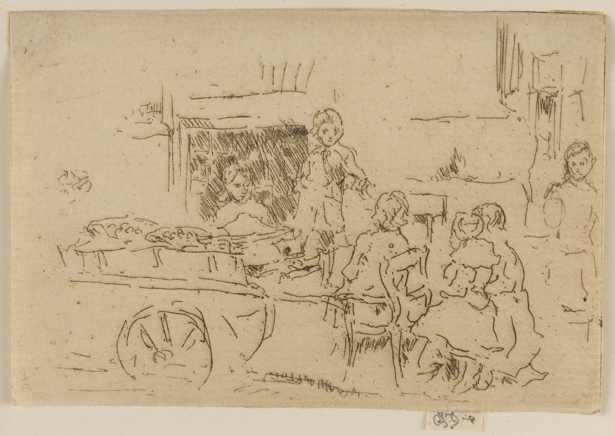 Çocuk Meyve Arabası by James Abbott McNeill Whistler