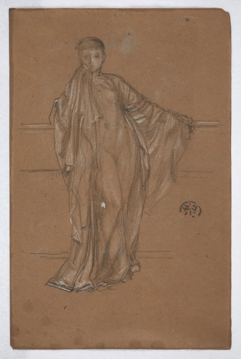 Korkulukta Dökümlü Figür by James Abbott McNeill Whistler