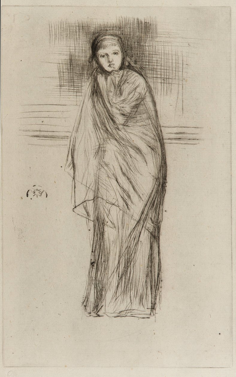 Drapeli Model by James Abbott McNeill Whistler