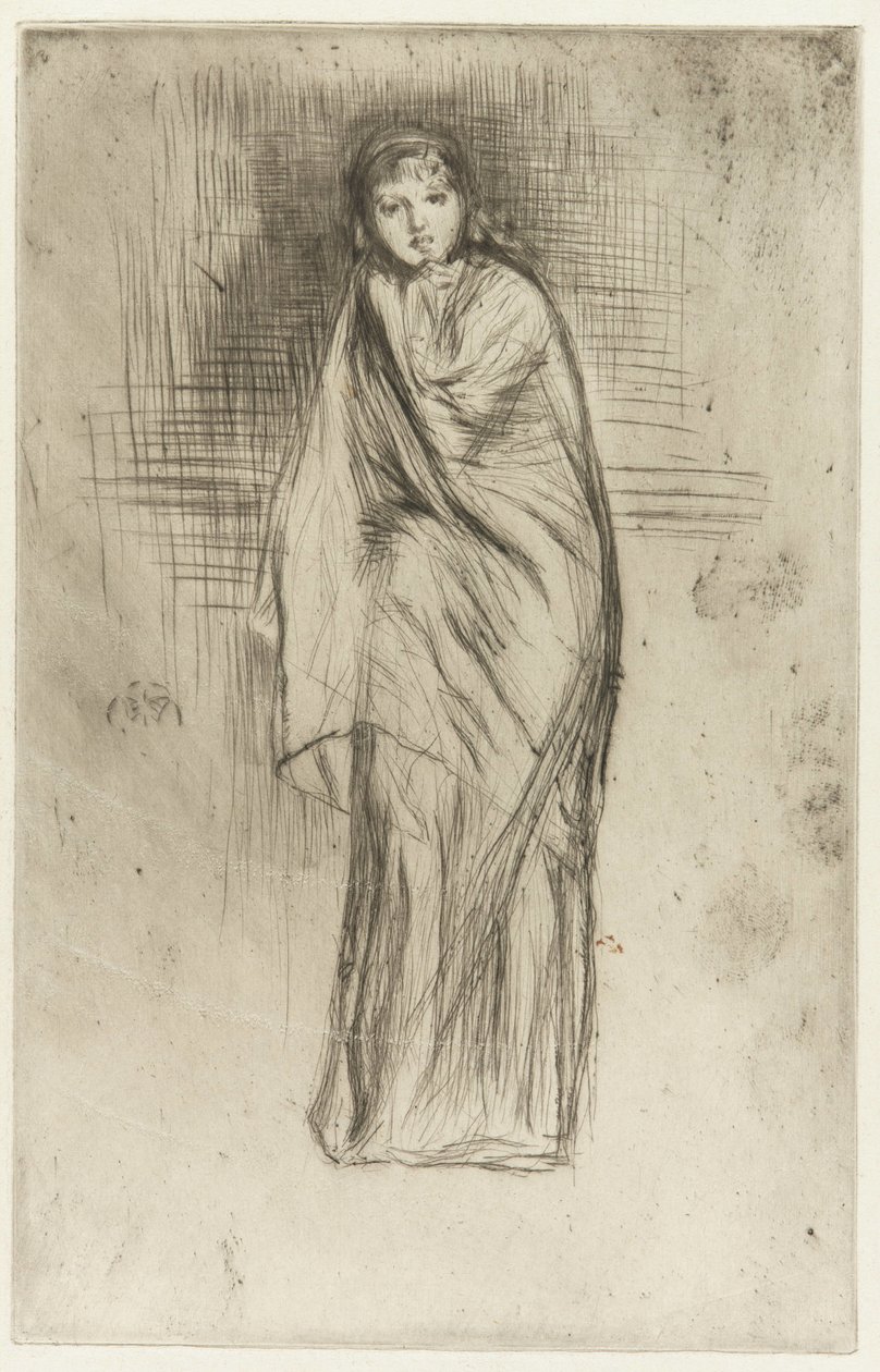 Drapeli Model by James Abbott McNeill Whistler