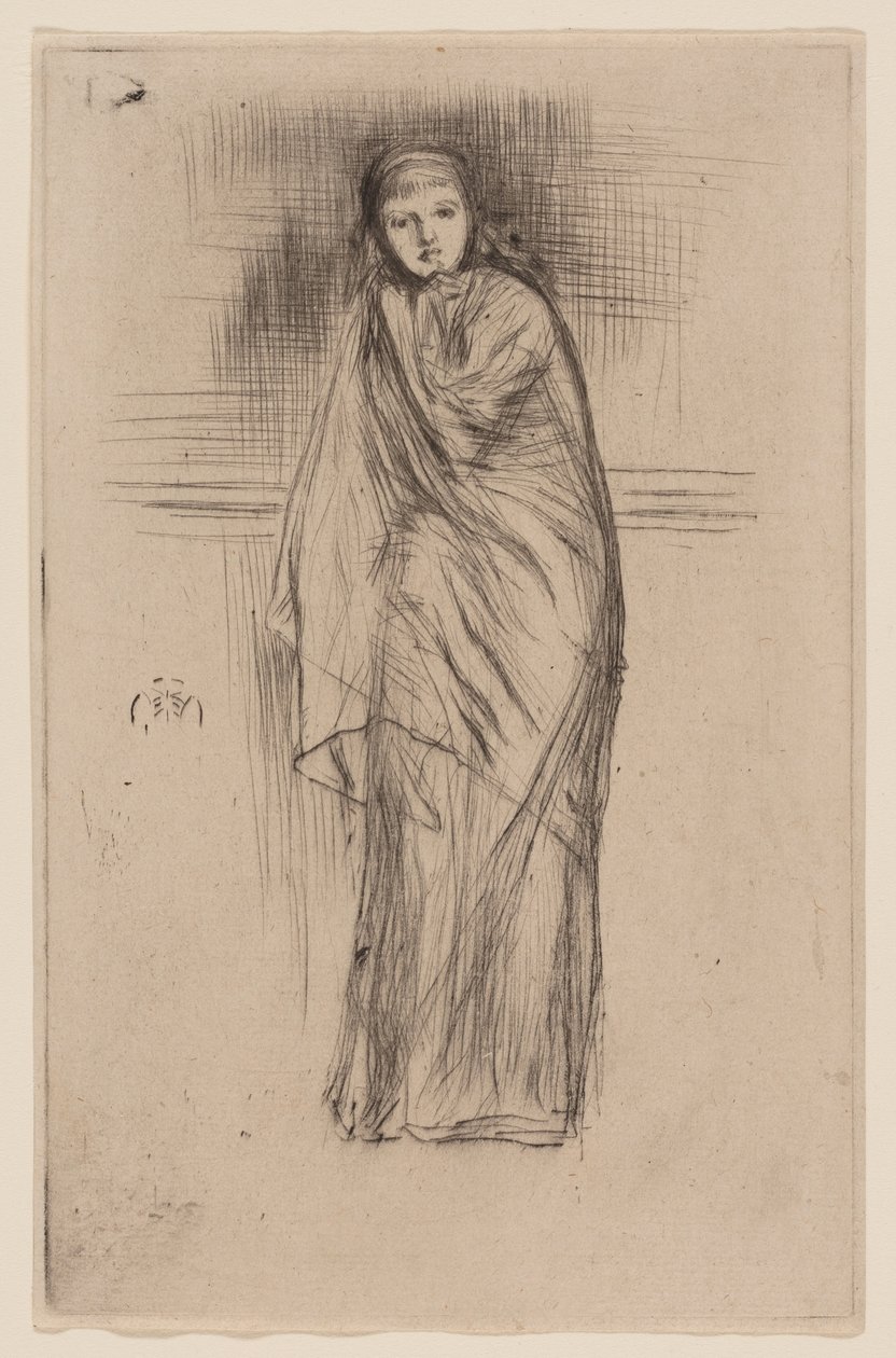 Drapeli Model by James Abbott McNeill Whistler
