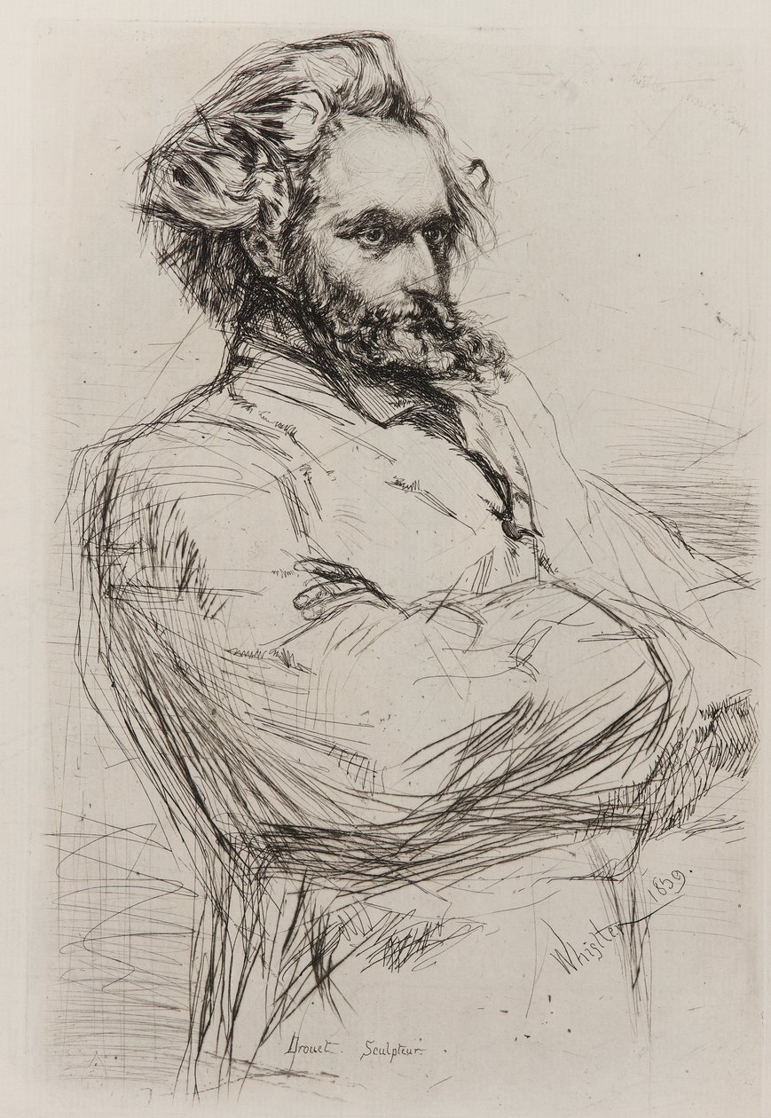 drouet by James Abbott McNeill Whistler