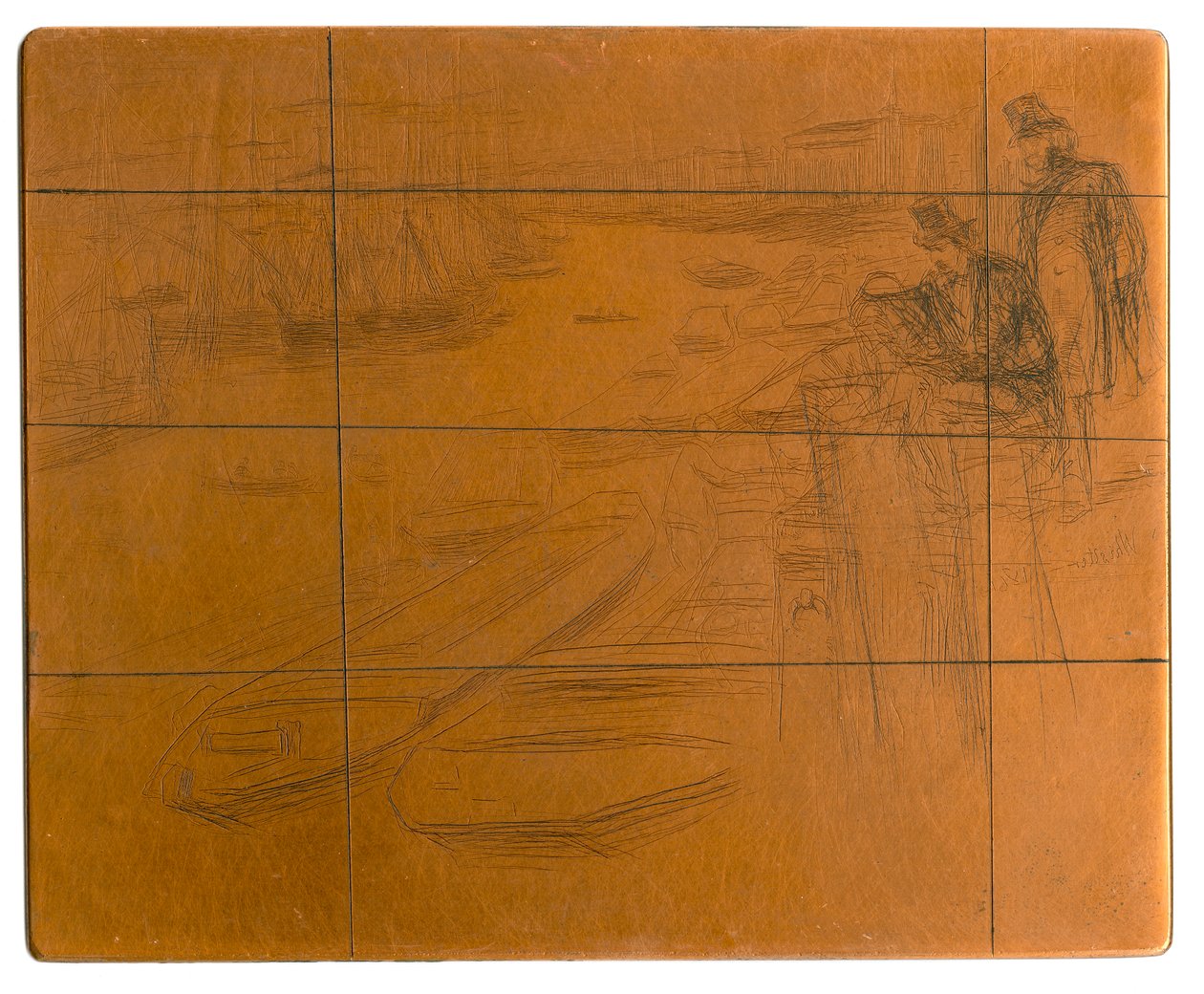 Dağlama plakası: Küçük Havuz by James Abbott McNeill Whistler