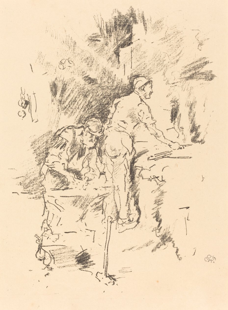 Baba ve oğul by James Abbott McNeill Whistler