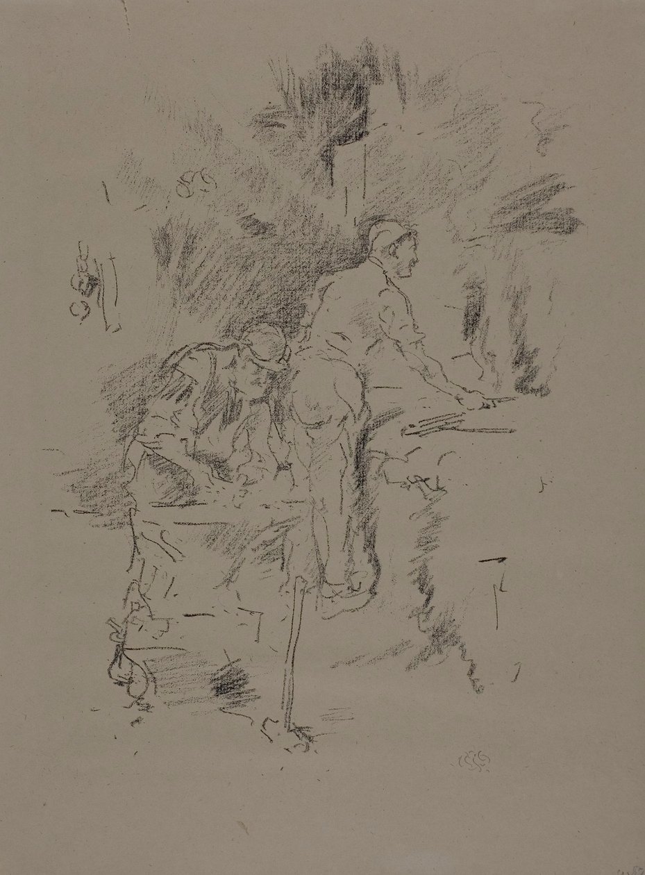 Baba ve oğul by James Abbott McNeill Whistler