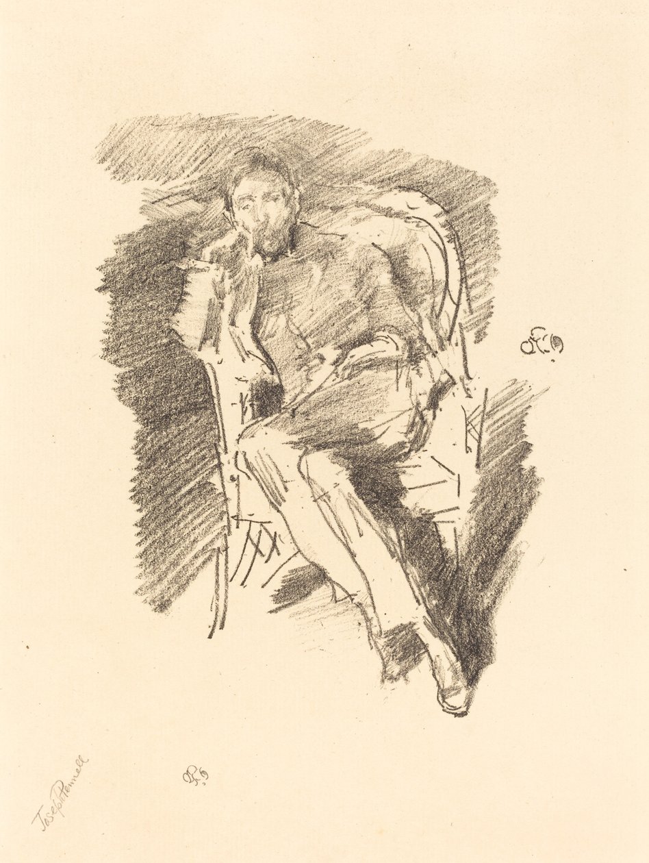 Ateş Işığı: Joseph Pennell, No. 2 by James Abbott McNeill Whistler