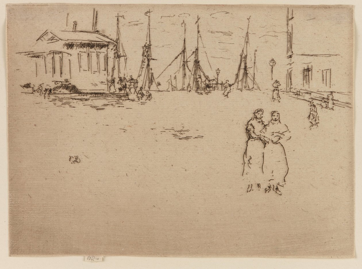 Balıkçı İskelesi, Oostende by James Abbott McNeill Whistler