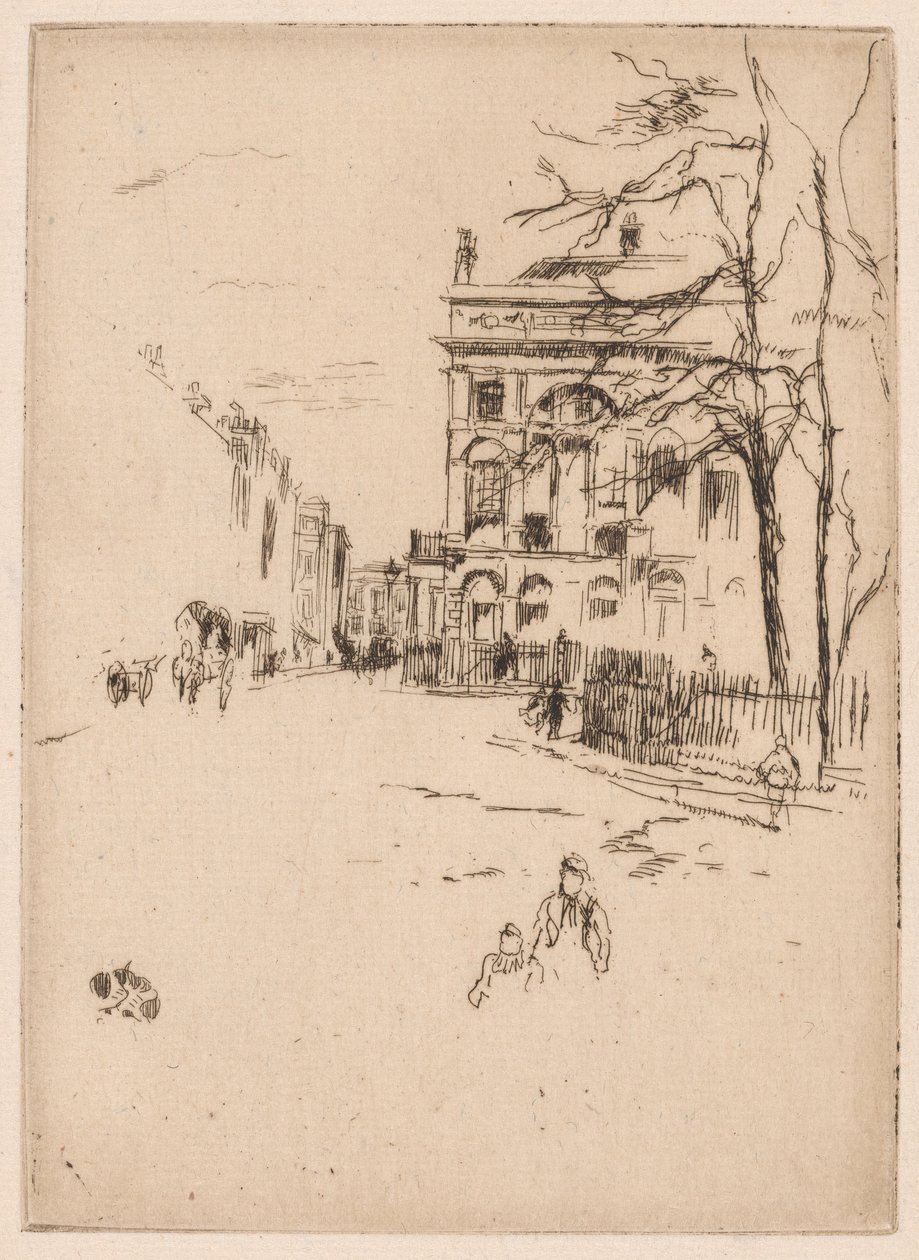 Fitzroy Meydanı by James Abbott McNeill Whistler