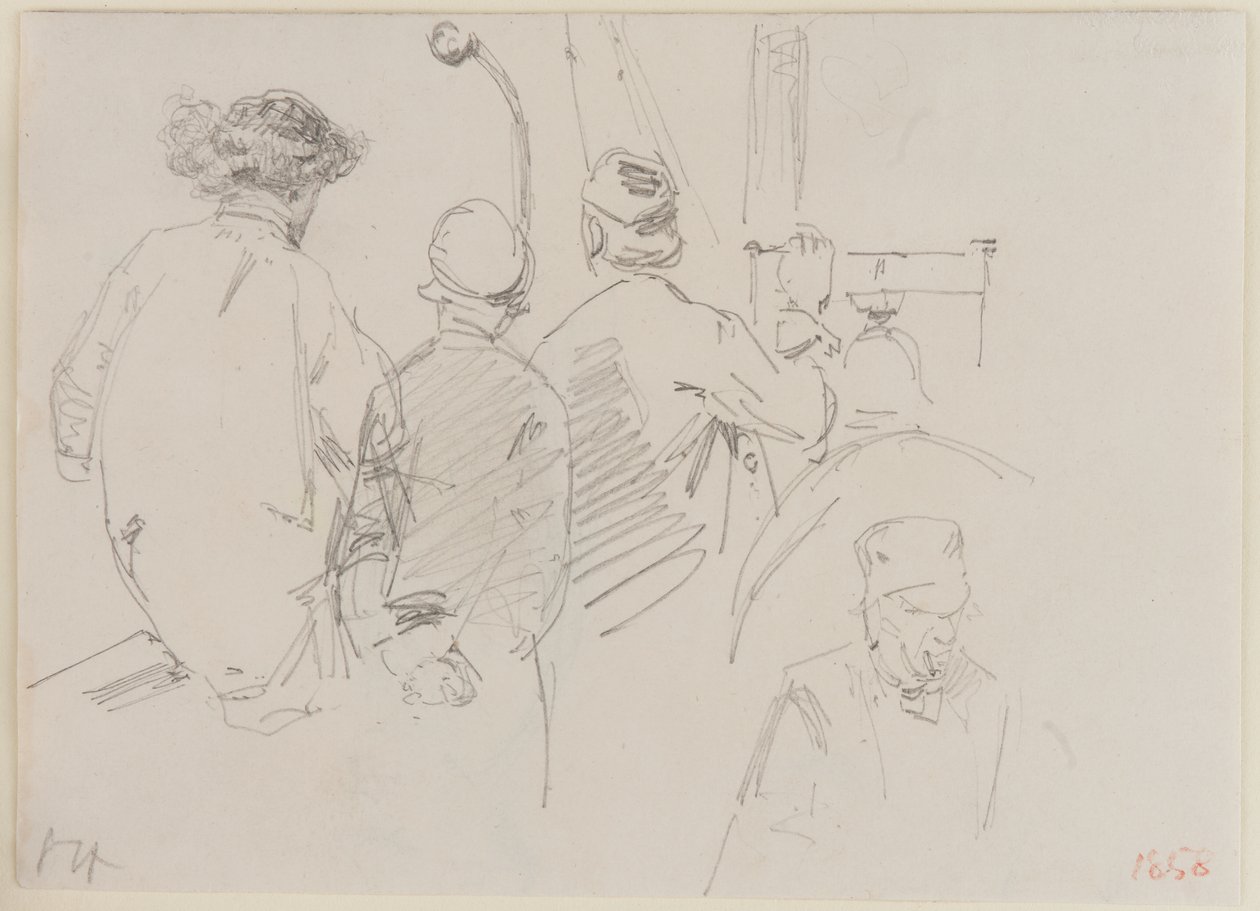 Teknede Dört Adam by James Abbott McNeill Whistler