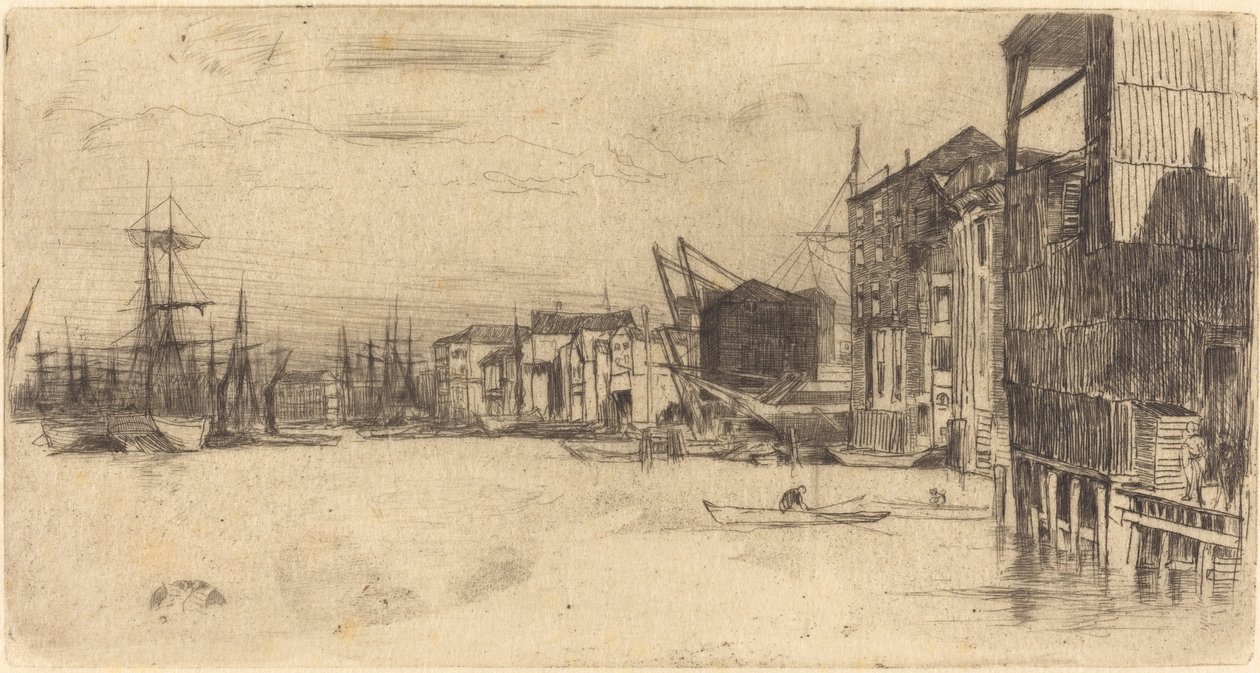 Serbest Ticaret İskelesi by James Abbott McNeill Whistler
